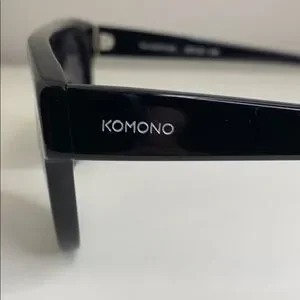 KOMONO Dreyfuss Glossy Black Sunglasses (NEW) KOMONO Dreyfuss Black Marble Sunglasses (NEW) ? main image 3